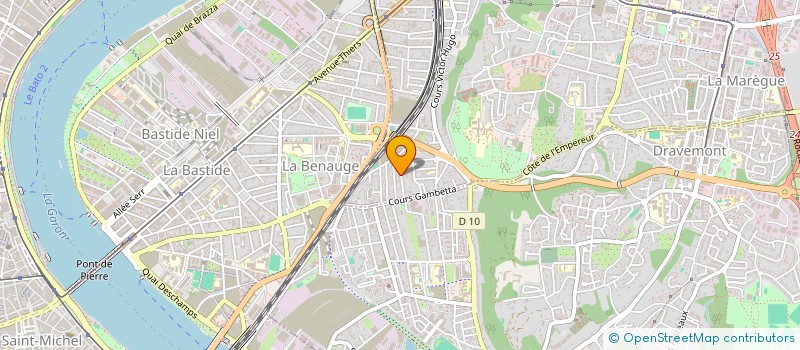 localisation de l'entreprise MONSIEUR BRICE DELTON  CENON