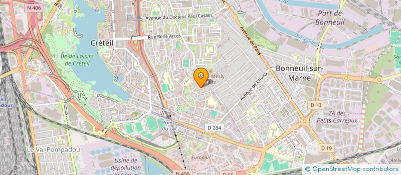 localisation de l'entreprise MONSIEUR BRICE DENIAUD  CRETEIL