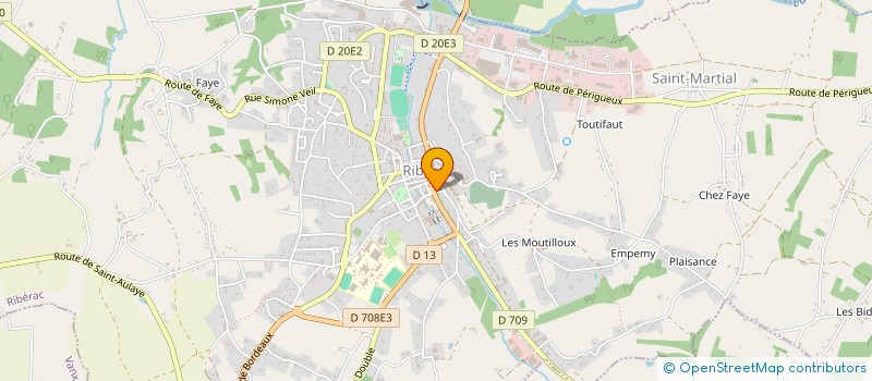 localisation de l'entreprise MONSIEUR BRICE DESJEAN  VILLETOUREIX