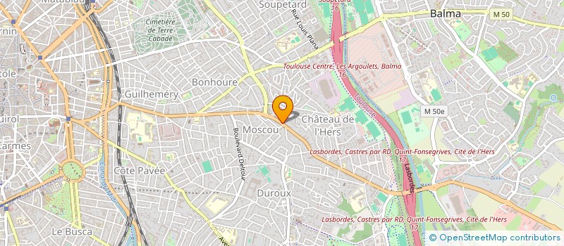localisation de l'entreprise MONSIEUR BRICE DIALLO à TOULOUSE