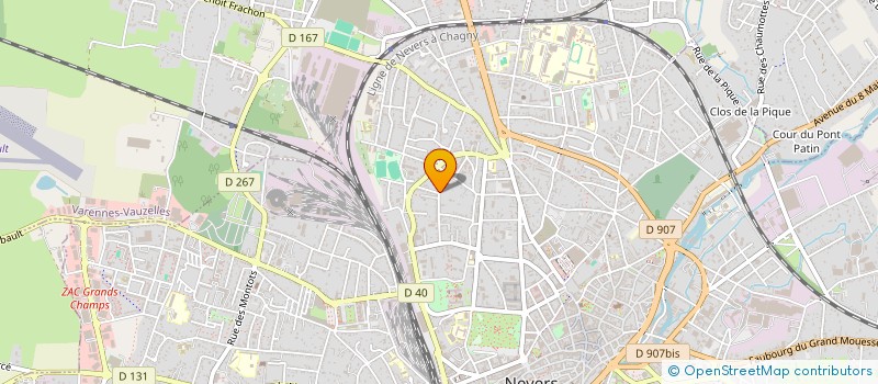 localisation de l'entreprise MONSIEUR BRICE DONTENVILLE à NEVERS