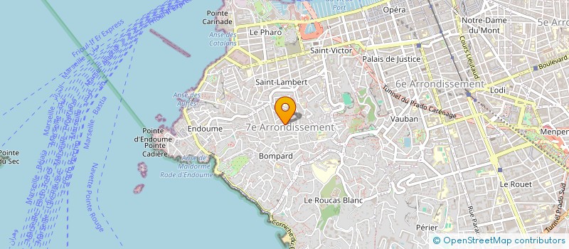 localisation de l'entreprise MONSIEUR BRICE DONZELLI à MARSEILLE