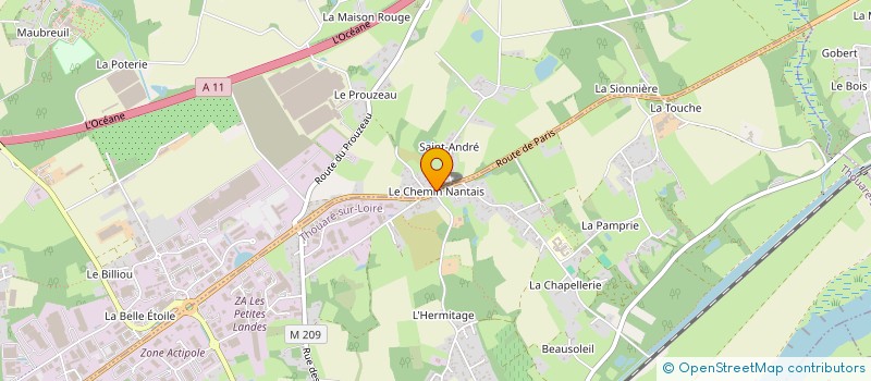localisation de l'entreprise MONSIEUR BRICE DOUAUD à CARQUEFOU