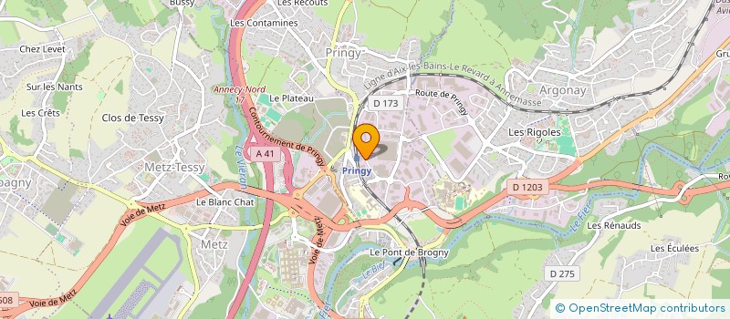 localisation de l'entreprise MONSIEUR BRICE DROGUET à ANNECY