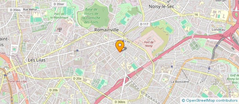 localisation de l'entreprise MONSIEUR BRICE DUBOIS à ROMAINVILLE