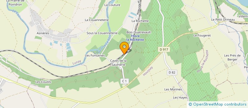 localisation de l'entreprise MONSIEUR BRICE DUCLO  THORE-LA-ROCHETTE