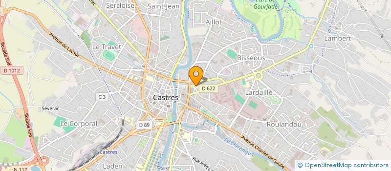 localisation de l'entreprise MONSIEUR BRICE DULIN à CASTRES