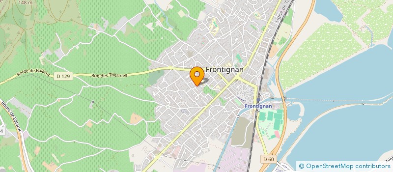 localisation de l'entreprise MONSIEUR BRICE DUMILLIER à FRONTIGNAN