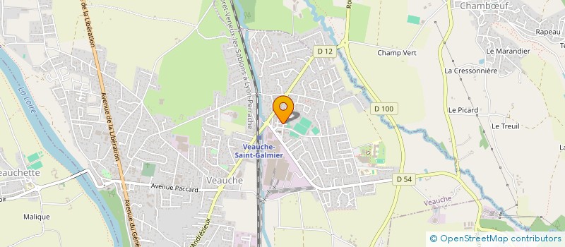 localisation de l'entreprise MONSIEUR BRICE DUPUIT  VEAUCHE