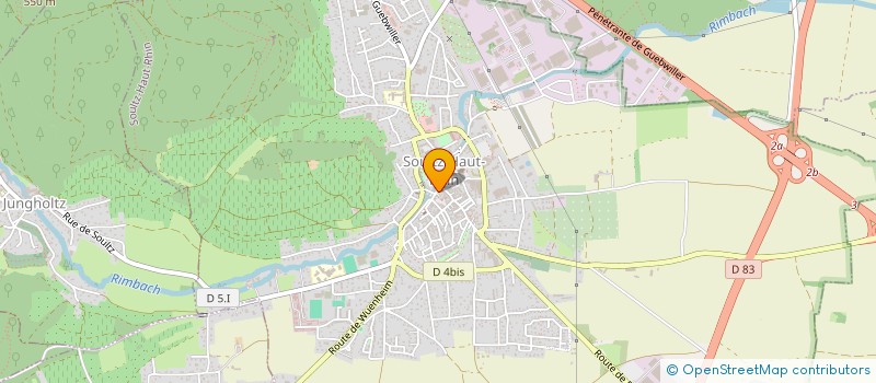 localisation de l'entreprise MONSIEUR BRICE EBERHARDT  SOULTZ-HAUT-RHIN