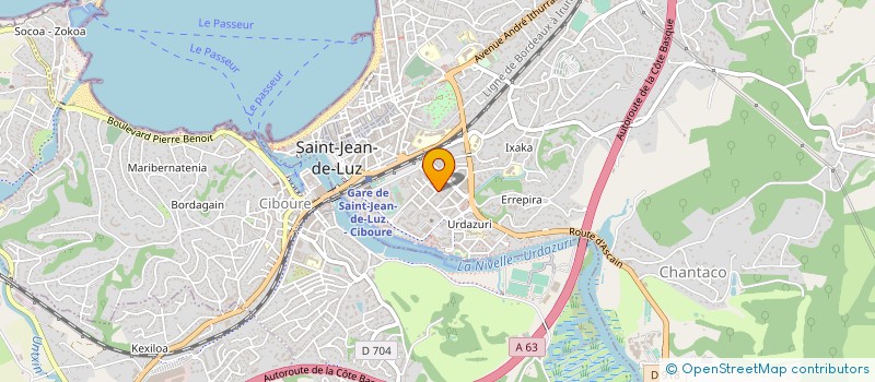 localisation de l'entreprise MONSIEUR BRICE EDME à SAINT-JEAN-DE-LUZ