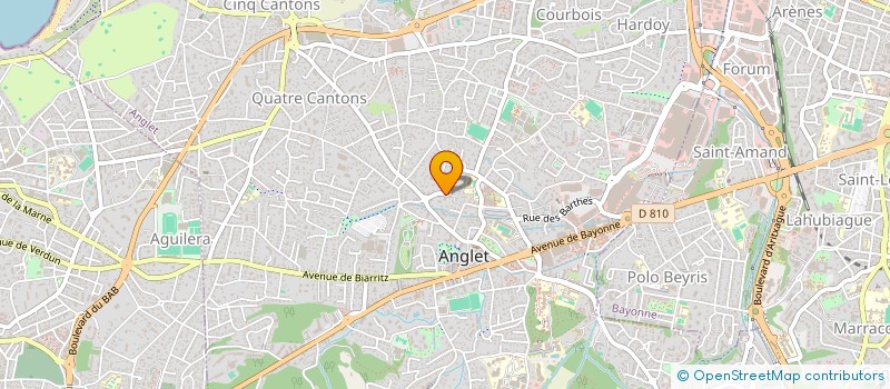 localisation de l'entreprise MONSIEUR BRICE EREMBERT  ANGLET