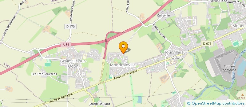 localisation de l'entreprise MONSIEUR BRICE FAUCONNIER  MONDRAINVILLE