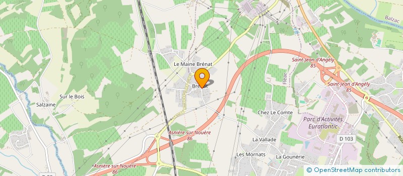 localisation de l'entreprise MONSIEUR BRICE FERRE à FLEAC