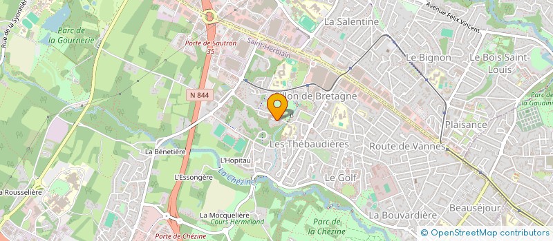 localisation de l'entreprise MONSIEUR BRICE FOE EKORA  SAINT-HERBLAIN