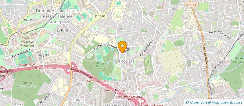 localisation de l'entreprise MONSIEUR BRICE FORIER  TALENCE