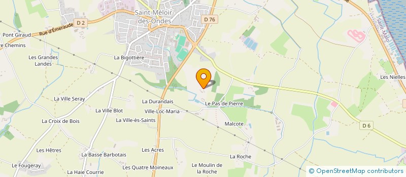 localisation de l'entreprise MONSIEUR BRICE FOURE  LA GOUESNIERE