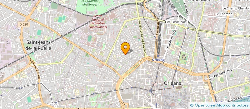 localisation de l'entreprise MONSIEUR BRICE GALLOIS à ORLEANS