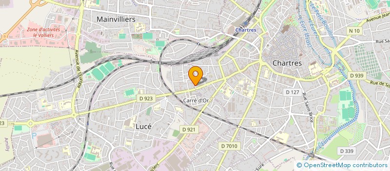 localisation de l'entreprise MONSIEUR BRICE GAUTHIER à CHARTRES