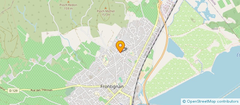 localisation de l'entreprise MONSIEUR BRICE GELY à FRONTIGNAN