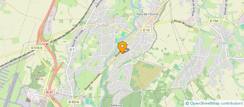 localisation de l'entreprise MONSIEUR BRICE GENESTE  JUILLAN