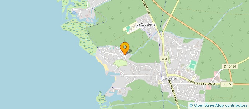 localisation de l'entreprise MONSIEUR BRICE GIRARD  LACANAU