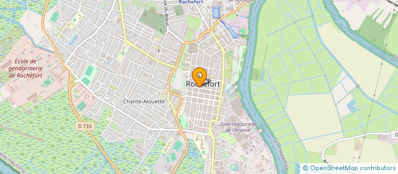 localisation de l'entreprise MONSIEUR BRICE GIRET  ROCHEFORT