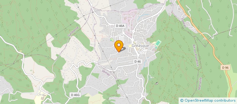 localisation de l'entreprise MONSIEUR BRICE GOURDON  GREASQUE