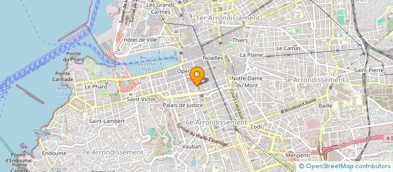 localisation de l'entreprise MONSIEUR BRICE GRAZZINI  MARSEILLE