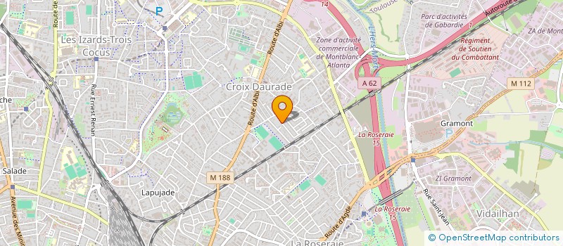 localisation de l'entreprise MONSIEUR BRICE GRIVEAU à TOULOUSE