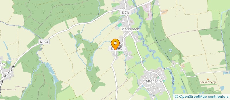 localisation de l'entreprise MONSIEUR BRICE GSCHWIND  MANSPACH