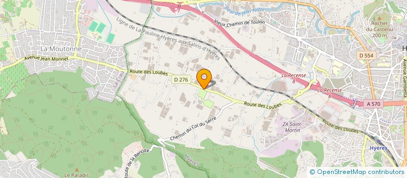 localisation de l'entreprise MONSIEUR BRICE GUBAN à HYERES