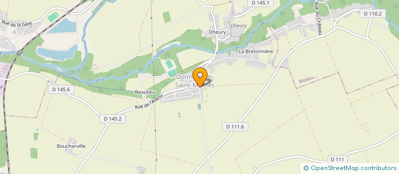 localisation de l'entreprise MONSIEUR BRICE GUERET à DONNEMAIN-SAINT-MAMES