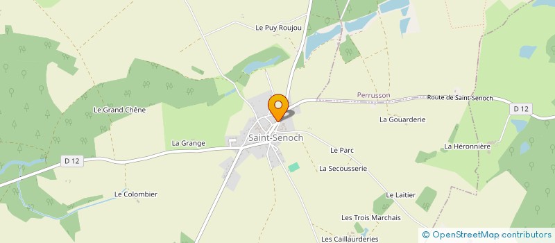localisation de l'entreprise MONSIEUR BRICE GUICHARD à SAINT-SENOCH