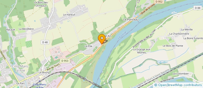 localisation de l'entreprise MONSIEUR BRICE GUIDON  CINQ-MARS-LA-PILE