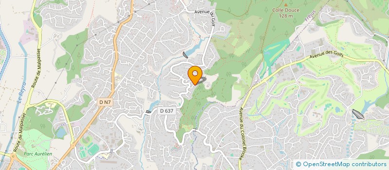 localisation de l'entreprise MONSIEUR BRICE GUILBAUD à FREJUS