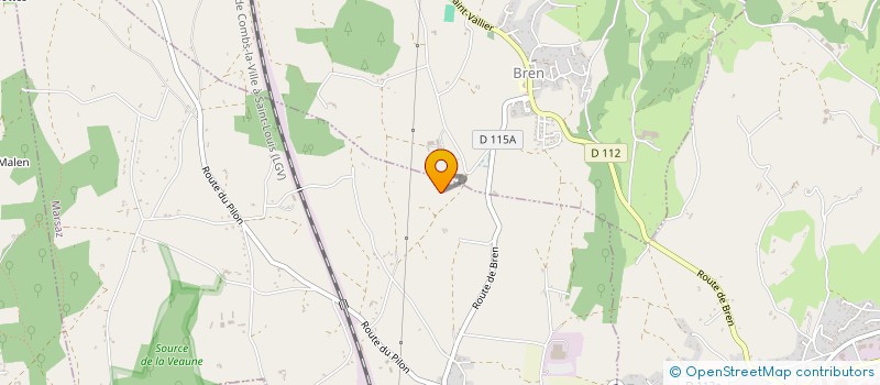 localisation de l'entreprise MONSIEUR BRICE GUILLON  MARSAZ