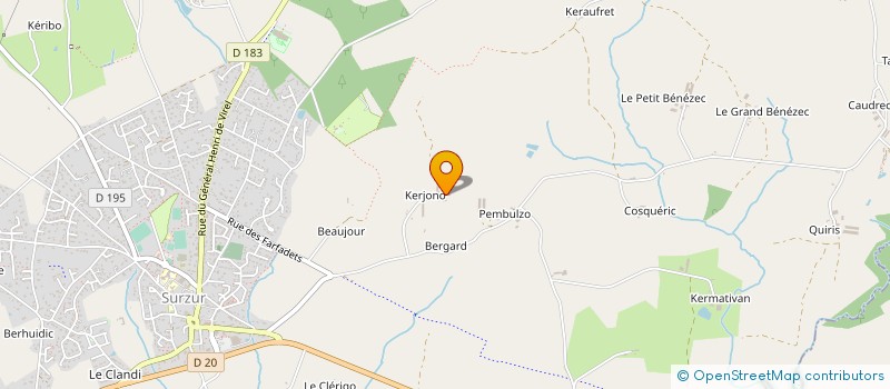 localisation de l'entreprise MONSIEUR BRICE HALGATTE  SURZUR