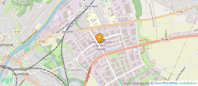 localisation de l'entreprise MONSIEUR BRICE HELOU à SAINT-OUEN-L'AUMONE