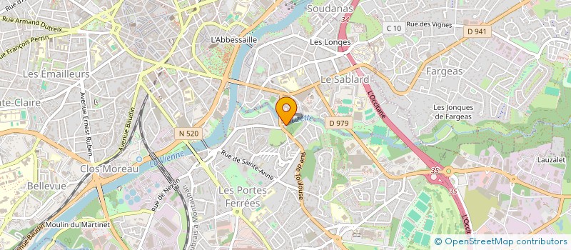 localisation de l'entreprise MONSIEUR BRICE HENINE à LIMOGES