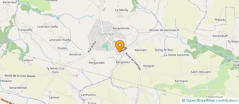 localisation de l'entreprise MONSIEUR BRICE HERBET  GUENGAT