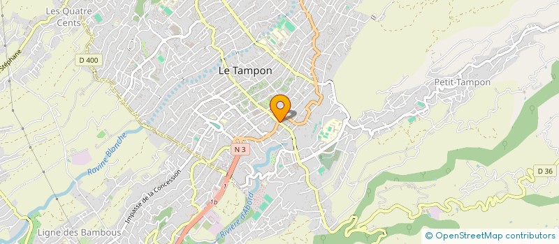 localisation de l'entreprise MONSIEUR BRICE ISAUTIER à LE TAMPON