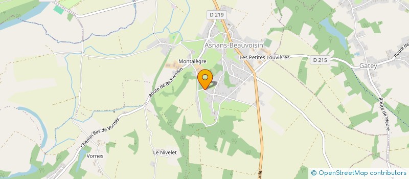 localisation de l'entreprise MONSIEUR BRICE JACOB  ASNANS-BEAUVOISIN