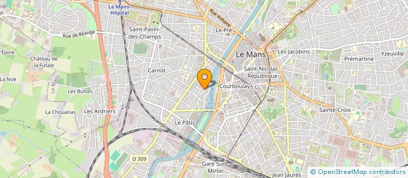 localisation de l'entreprise MONSIEUR BRICE JOUIN à LE MANS