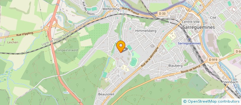 localisation de l'entreprise MONSIEUR BRICE JUNGMANN  SARREGUEMINES