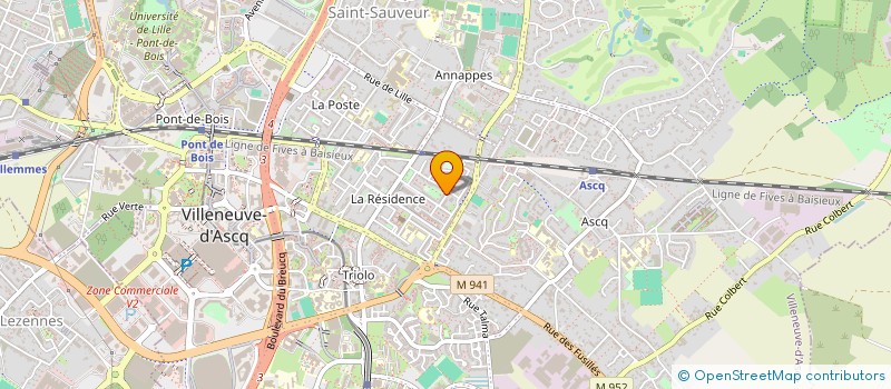 localisation de l'entreprise MONSIEUR BRICE KABAHIZI à VILLENEUVE-D'ASCQ