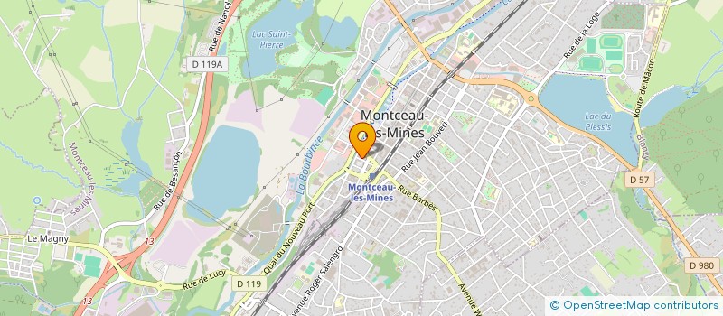 localisation de l'entreprise MONSIEUR BRICE KACZOR  MONTCEAU-LES-MINES