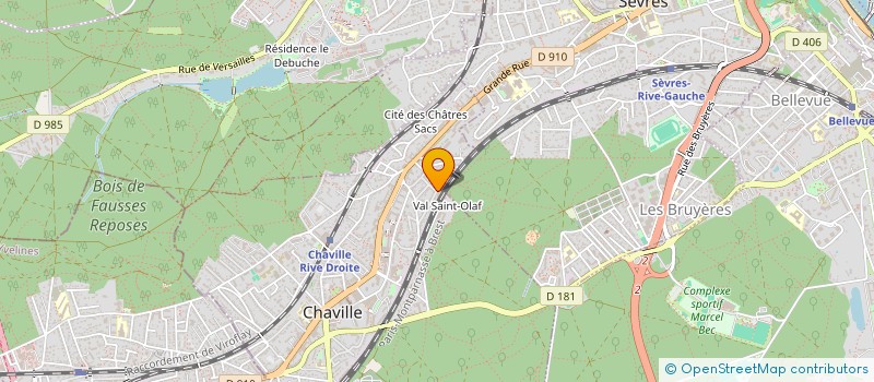 localisation de l'entreprise MONSIEUR BRICE KALAYDJIAN à CHAVILLE