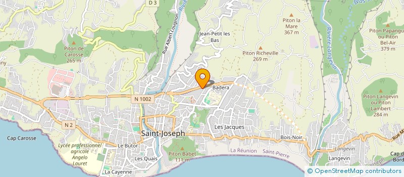 localisation de l'entreprise MONSIEUR BRICE KERBIDI  SAINT-JOSEPH