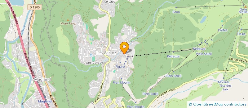 localisation de l'entreprise MONSIEUR BRICE KLUFTS  ARACHES-LA-FRASSE